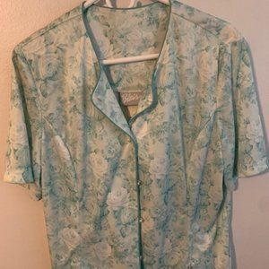 Vintage Blue Blouse